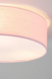 BHS Lighting Glow Flush Ceiling Light in Pink - thumbnail 3