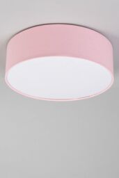 BHS Lighting Glow Flush Ceiling Light in Pink - thumbnail 2