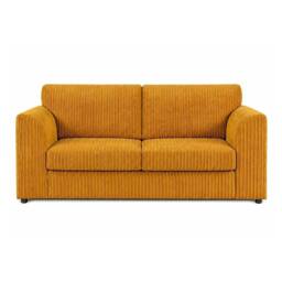 SOFASELECTION UK Jumbo Cord High Back 3 Seater Sofa Luxury in Mustard - Size: 3 Pack