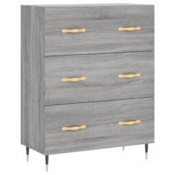 Berkfield Home Highboard Grey Sonoma 69.5x34x180 cm Engineered Wood - thumbnail 7