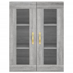 Berkfield Home Highboard Grey Sonoma 69.5x34x180 cm Engineered Wood - thumbnail 6