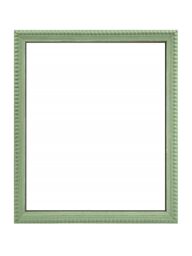 Frames & Mirrors 4U Crown Bobbin Wooden Picture Frame 9x7 Inch in Light Green