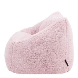 icon Kids Teddy Bean Bag Armchair Kids Bean Bags Set of 2 in Pink - thumbnail 5