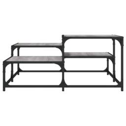 Berkfield Home Coffee Table Grey Sonoma 87.5x87.5x40 cm Engineered Wood - thumbnail 4