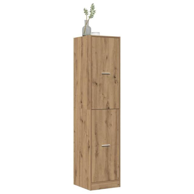 Berkfield Home Elegant Apothecary Cabinet¬†Artisian Oak 40x41x174.5 cm Engineere in Brown - image 1