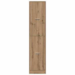 Berkfield Home Elegant Apothecary Cabinet¬†Artisian Oak 40x41x174.5 cm Engineere in Brown - thumbnail 5