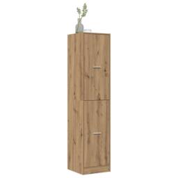 Berkfield Home Elegant Apothecary Cabinet¬†Artisian Oak 40x41x174.5 cm Engineere in Brown - thumbnail 1