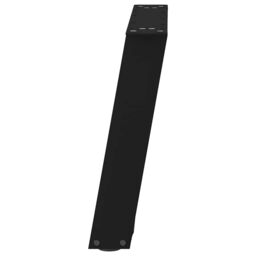 Berkfield Home Coffee Table Legs U-Shaped 2 pcs Black 50x(42-43) cm Steel - thumbnail 6