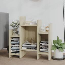 Berkfield Home Side Cabinet Sonoma Oak 60x26x60 cm Engineered Wood in Light Tan - Size: 60 x 26 x 60 cm