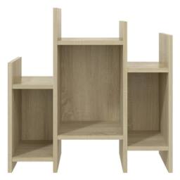 Berkfield Home Side Cabinet Sonoma Oak 60x26x60 cm Engineered Wood in Light Tan - Size: 60 x 26 x 60 cm - thumbnail 5