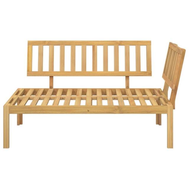 Berkfield Home Beautiful Garden Pallet Corner Sofa Solid Wood Acacia in Brown - image 1