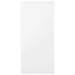 Berkfield Home Sliding Door Cabinet White 90x40x90 cm Steel - Size: 90 x 40 x 90 cm - thumbnail 3