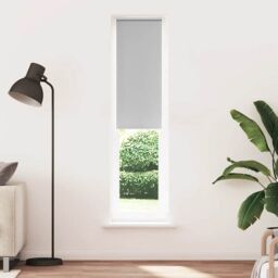 Berkfield Home Roller Blind Blackout Light Grey 45x210 cm Fabric Width 40.7 cm Polyester - thumbnail 2