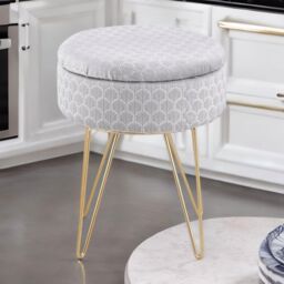 FURNOS 40CM Round Wall Gold Mirror For Bedroom Living Room - thumbnail 4