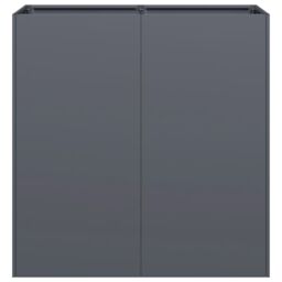 Berkfield Home Planter Anthracite 80x40x80 cm Cold-rolled Steel - Size: 80 x 40 x 80 cm - thumbnail 4