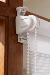 Living and Home 150cm H Dual Layer Day & Night Zebra Roller Blind Privacy Protection in White - Size: 40 cm - thumbnail 4
