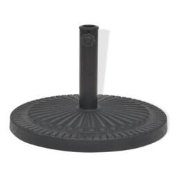 Berkfield Home Parasol Base Resin Round Black 14 kg - thumbnail 2