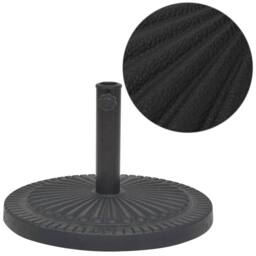 Berkfield Home Parasol Base Resin Round Black 14 kg