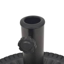Berkfield Home Parasol Base Resin Round Black 14 kg - thumbnail 6