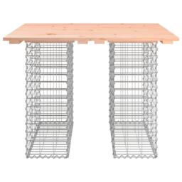 Berkfield Home Garden Bench Gabion Design 100x102x72 cm Solid Wood Douglas in Brown - Size: 100 x 102 x 72 cm - thumbnail 5