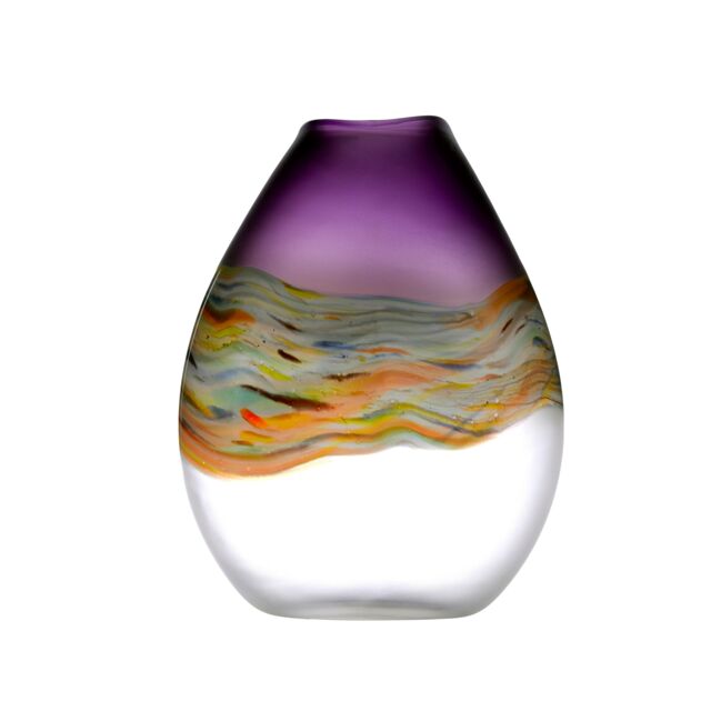 Voyage Maison Lucius Hand-Blown Glass Vase in Grape - image 1