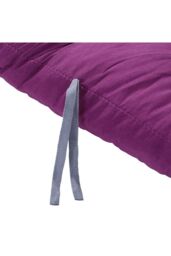 Garden Sanctuary 160x50cm Sun Lounger Cushion with Anti-Slip Cover in Purple - Size: 160x50 cm - thumbnail 7
