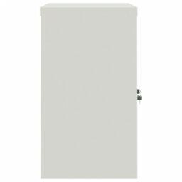 Berkfield Home File Cabinet Light Grey & Blue 90x40x70 cm Steel - Size: 90 x 40 x 70 cm - thumbnail 5