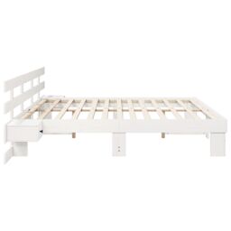 Berkfield Home with Drawer White 200 x 200 cm Wood - thumbnail 7