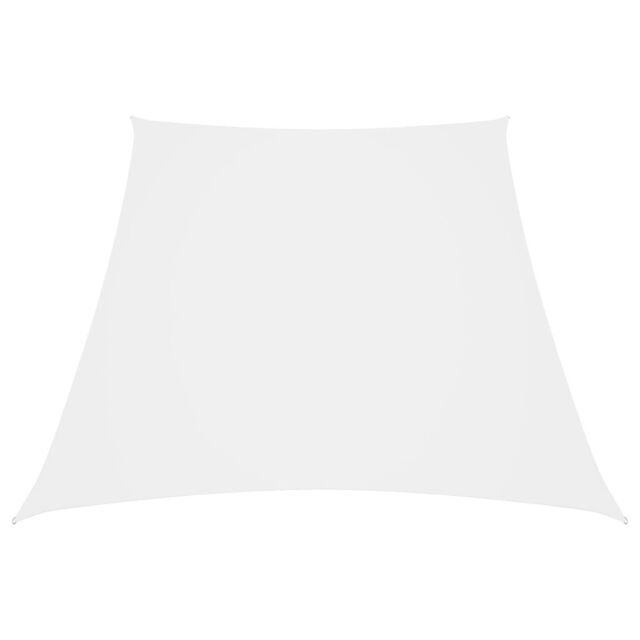 Berkfield Home Sunshade Sail Oxford Fabric Trapezium 2/4x3 m White - image 1