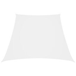 Berkfield Home Sunshade Sail Oxford Fabric Trapezium 2/4x3 m White