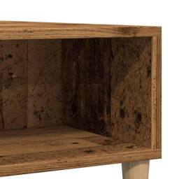 Berkfield Home Coffee Table Old Wood 60x60x30 cm Engineered Wood in Brown - Size: 60 x 60 x 30 cm - thumbnail 7