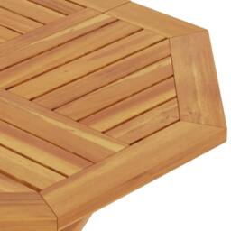 Berkfield Home Beautiful Folding Garden Table 85x85x76 cm Solid Teak Wood in Brown - Size: 85 x 85 x 76 cm - thumbnail 8