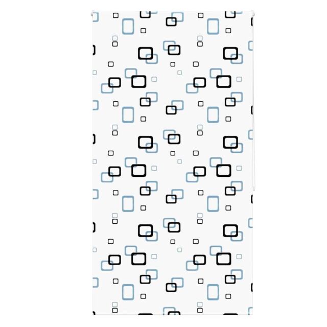 Berkfield Home Shower Roller Blind 130x240 cm Fabric Width 126 cm in White - image 1