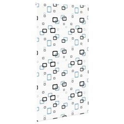 Berkfield Home Shower Roller Blind 130x240 cm Fabric Width 126 cm in White - thumbnail 3