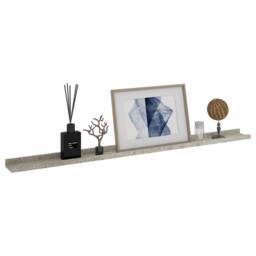 Berkfield Home Wall Shelves 4 pcs Concrete Grey 115x9x3 cm - Size: 115 x 9 x 3 cm - thumbnail 3