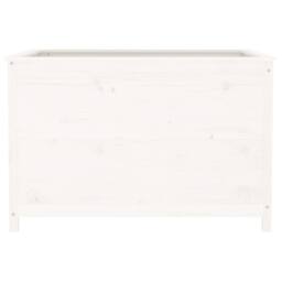 Berkfield Home Garden Raised Bed White 119.5x82.5x78 cm Solid Wood Pine - thumbnail 5