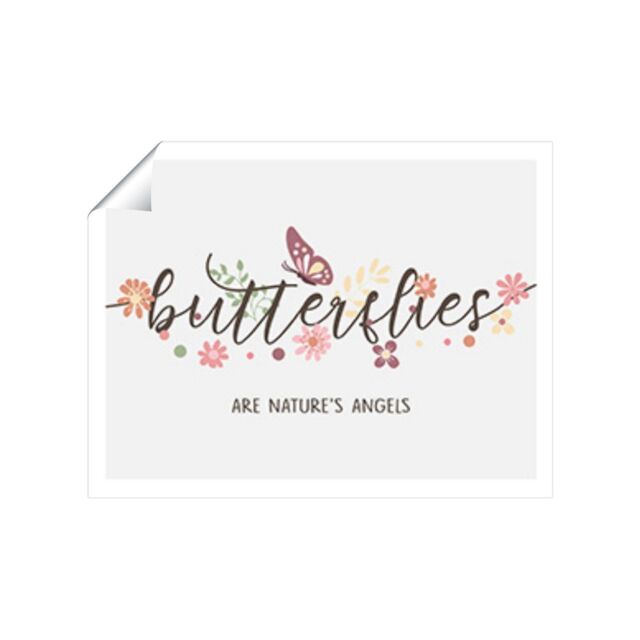 "Warren Reed - Designer Butterflies Are Natures Angels Unframed Art Print - Size: W8"" x H10""" - image 1