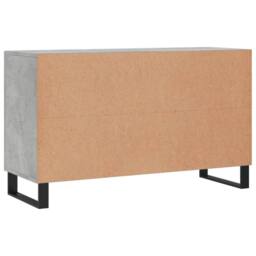 Berkfield Home Sideboard Concrete Grey 100x36x60 cm Engineered Wood - Size: 100 x 36 x 60 cm - thumbnail 8