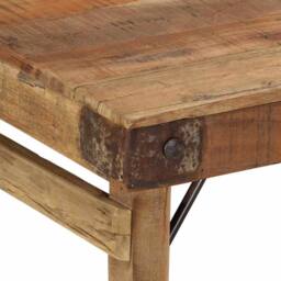 Berkfield Home Coffee Table 110x55x40 cm Solid Wood Reclaimed in Brown - Size: 110 x 55 x 40 cm - thumbnail 7