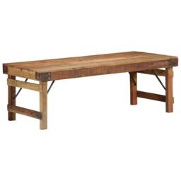 Berkfield Home Coffee Table 110x55x40 cm Solid Wood Reclaimed in Brown - Size: 110 x 55 x 40 cm - thumbnail 1