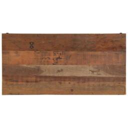 Berkfield Home Coffee Table 110x55x40 cm Solid Wood Reclaimed in Brown - Size: 110 x 55 x 40 cm - thumbnail 5