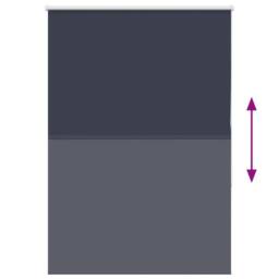 Berkfield Home Roller Blind Blackout Marine 95x150 cm Fabric Width 90.7 cm Polyester in Navy - thumbnail 5