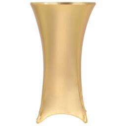 Berkfield Home 2 pcs Table Covers Stretch 80 cm Gold - thumbnail 2