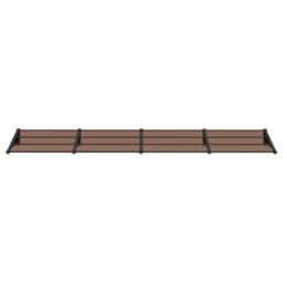 Berkfield Home Door Canopy Black 396x90 cm Polycarbonate - thumbnail 3