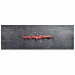 Berkfield Home Kitchen Carpet Washable Pepper 60x180 cm in Black - thumbnail 2