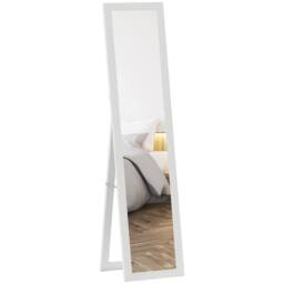 HOMCOM 37 x 157 cm Full Length Mirror with Frame for Bedroom, White - thumbnail 2