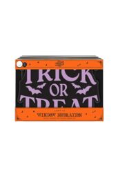 Garden Greatness Spooky Trick Or Treat Window Decoration in Black - Size: 1 Pack - thumbnail 1