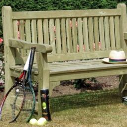 Rowlinsons Softwood Bench - Timber - L67 x W150 x H95 cm in Brown - thumbnail 2