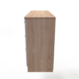 Ready Assembled 2 U Trent 6 Drawer Kneehole Desk (Ready Assembled) in Grey - thumbnail 2