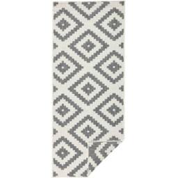 THE RUGS Malta Reversible Indoor Outdoor Rug Flatweave Polypropylene in Grey - Size: 160 cm x 230 cm - thumbnail 5